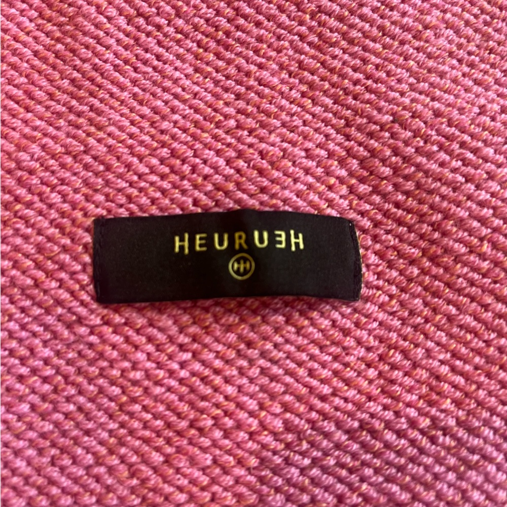 HEURUEH Extra Long 78 inch Winter Pink Knit Scarf with‎ Faux Fur Ends SOFT - Picture 6 of 9